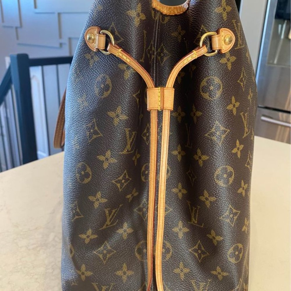 Louis Vuitton Brown Monogram Tote - Picture 2 of 10